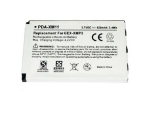 mpf products 920mah 990552 l01l40321 battery replacement compatible with pioneer gex-xmp3, sirius xm xmp3, xmp3i & xmp3h1 portable satellite radio receivers xm-6900-0004-00
