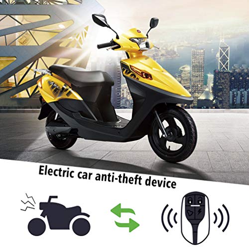 Garneck 1 Set Car Keyless Entry System Anti-Theft Motorcycle Alarm Electric Car Remote Alarm for Electric Car Motorcycle Bike Security Alarm