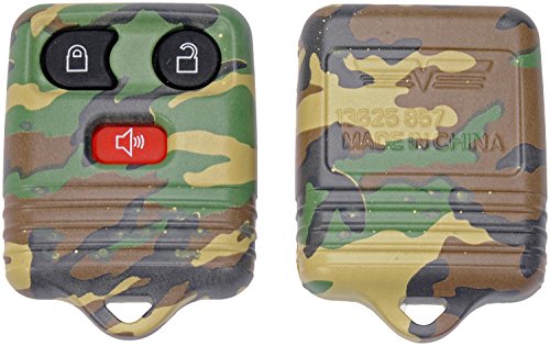 Dorman 13625GNC Keyless Entry Transmitter Cover Compatible with Select Models, Green Woodland Camouflage