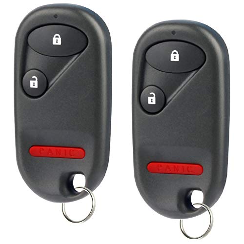 For 01-05 Honda Civic EX LX DX, 03-07 Honda Pilot Keyless Entry Remote Key Fob 3btn NHVWB1U521, NHVWB1U523, 72147-S5A-A01-2 PACK