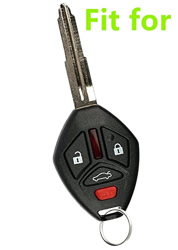 Silicone Rubber Key Fob Cover Compatible with Mitsubishi Eclipse Endeavor Grant Lancer Outlander