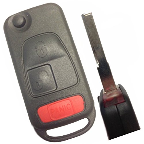 Replacement Keyless Remote Fob Key Shell Case Replacement Fit For C230 C280 C43 AMG CL500 CL600 CLK320 CLK430 E300 E320 E430 E55 AMG ML320 ML430 ML55 AMG S320 S420 S500 S600 SL500 SL600 SLK230