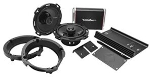 rockford fosgate 300 watt front audio kit for 1998-2013 harley davidson motorcycles