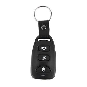 ficbox keyless entry remote control car key fob replacement universal for 12v car (1 pack)