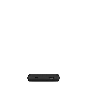 mophie Powerstation Plus XL Power Bank- 10,000 mAh Internal Battery, Built-in 10W Micro-USB Cable with Apple Lightning Connector & 10W USB-A Port, Travel-Friendly & Compact, LED Indicators, Black