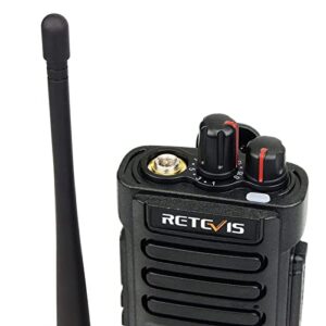 Retevis RT29V Walkie Talkies Waterproof,2 Meter Radio,3200mAh,High Power,Emergency Alarm,Durable Walkie Talkies for Adults Skiing (Black,1 Pack)