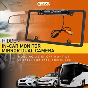 GAMA License Plate Backup Camera, Ultra HD Back up Camera with 8 Upgraded IR Night Vision Lights