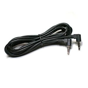 edo tech 10 feet long 3.5mm av cable compatible for philips wonnie dual screen portable dvd player screen-to-screen