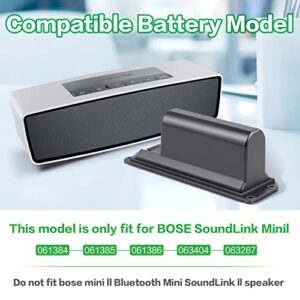 Futurebatt 061384 061385 061386 063287 Battery for Bose SoundLink Bluetooth Speaker Mini One (7.4V/22Wh)