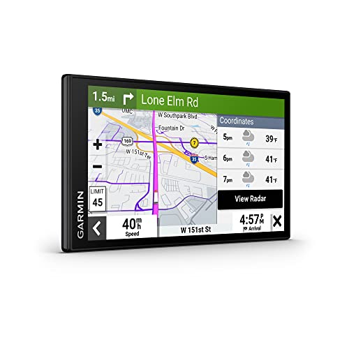 Garmin dēzl™ OTR610, Large, Easy-to-Read 6” GPS Truck Navigator, Custom Truck Routing, High-Resolution Birdseye Satellite Imagery, Directory of Truck & Trailer Services