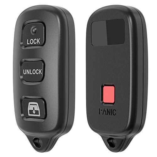 VOFONO Fit for Perfect Car Key Fob Replacement Keyless Remote Toyota 4-Runner 1999-2009/Sequoia 2003-2007 FCC ID：HYQ12BAN HYQ12BBX HYQ1512Y (Pack of 2)