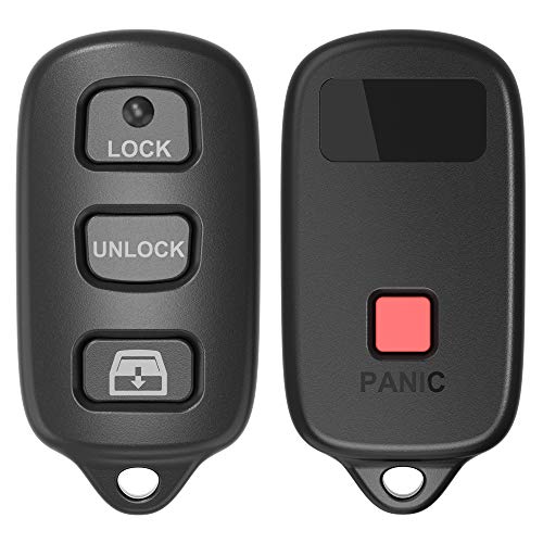 VOFONO Fit for Perfect Car Key Fob Replacement Keyless Remote Toyota 4-Runner 1999-2009/Sequoia 2003-2007 FCC ID：HYQ12BAN HYQ12BBX HYQ1512Y (Pack of 2)