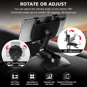 Ouzorp Phone Holder Car, Car Phone Holder Mount Automobile Hands Free Cell Phone Holder for Car Fit for All Car Mount for iPhone Android Smartphone