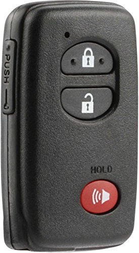 Smart Key Fob Keyless Entry Remote Shell Case & Pad fits Toyota Highlander Prius Rav4 Venza (HYQ14AAB, HYQ12ACX, HYQ14AEM)