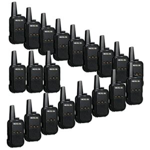 retevis rt15 radios walkie talkies 20 pack, business 2 way radios rechargeable,portable,usb fast charing,hands free,for adults restaurants healthcare retail commercial