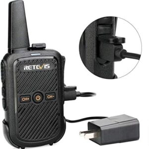 Retevis RT15 Radios Walkie Talkies 20 Pack, Business 2 Way Radios Rechargeable,Portable,USB Fast Charing,Hands Free,for Adults Restaurants Healthcare Retail Commercial