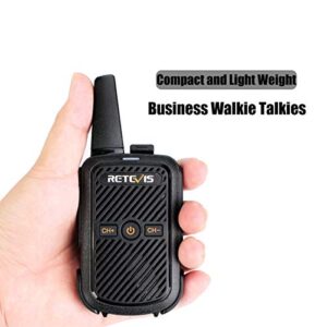 Retevis RT15 Radios Walkie Talkies 20 Pack, Business 2 Way Radios Rechargeable,Portable,USB Fast Charing,Hands Free,for Adults Restaurants Healthcare Retail Commercial