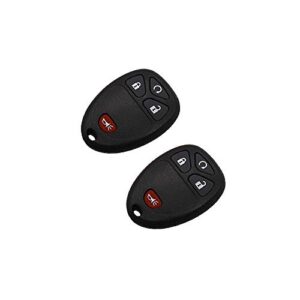 drivestar car key keyless entry remote for chevy express silverado 1500/2500/3500, for gmc sierra 1500/2500/3500(ouc60270, ouc60221), set of 2