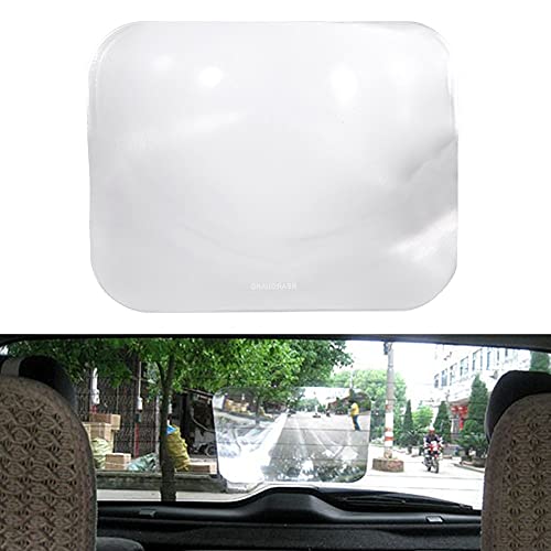 Qiilu New Auto Car Wide Angle Rear Lens Reversing Parking Window Lens Sticker