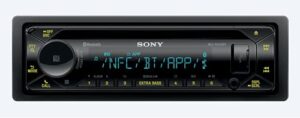 sony mex-n5300bt car stereo single din radio with bluetooth, cd player, usb/aux