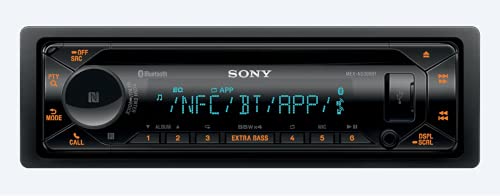 Sony MEX-N5300BT Car Stereo Single Din Radio with Bluetooth, CD Player, USB/AUX