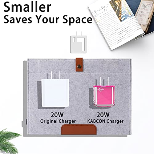 USB C Charger 20W PD 3.0 Durable Compact Fast Charger Compat with iPhone 14/14 Pro/14 Pro Max/13/13 Mini/13 Pro/13 Pro Max/12/12 Mini, Galaxy/Pixel 4/3, iPad Pro/Air iPad Mini, No Cable, Pink Red