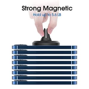 TechMatte Magnetic Vent Car Phone Mount Compatible with iPhone 14 iPhone 13, iPhone 12, Pro, Pro Max, Mini, iPhone 14 Plus and MagSafe Case (Blue)