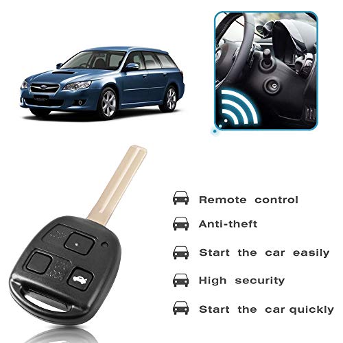 Keyless Entry Remote Key Fob Fits for Lexus ES300 2002-2003/GS300 1997-2005/ GS400 1998-2000/GS430 2001-2005/ IS300 2001-2005/ LS400 1998-2000 P/N: HYQ1512V, 89785-50031