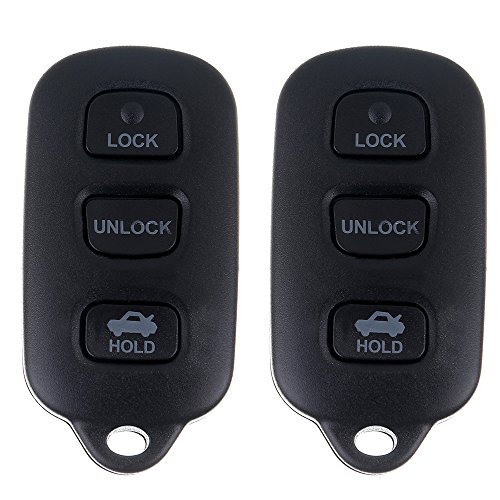 ECCPP Replacement fit for Keyless Entry Remote Key Fob for TOYOTA Sienna Solara Camry Corolla Matrix/Pontiac Vibe GQ43VT14T (Pack of 2)