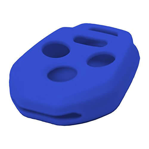 Keyless2Go Replacement for New Silicone Cover Protective Case for Remote Key Fobs with FCC CWTWB1U811 - Blue