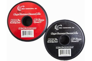 16 gauge wire red & black power ground 100 ft each primary stranded copper clad