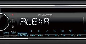 Kenwood KDC-BT778HD Single DIN Bluetooth CD Car Stereo Receiver with Amazon Alexa Voice Control | LCD Text Display | USB & Aux Input