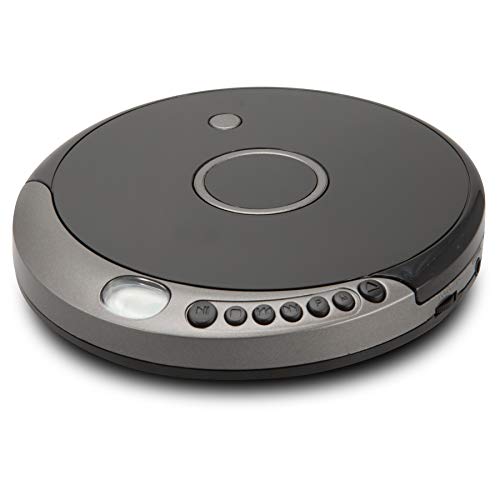 GPX PCB319B Portable Cd Player with Bluetooth, Includes Stereo Earbuds, Black