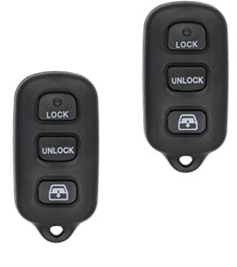 bestha 2 key fob replacement for toyota 4runner sequoia keyless entry remote hyq12bbx, hyq12ban, hyq1512y