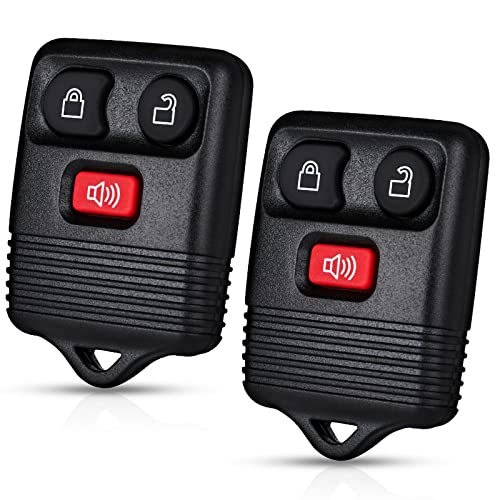 HelloAuto Key Fob Fits Ford F150 F250 F350 Explorer Escape Expedition, Keyless Entry Remote for Lincoln Mercury. (FCC ID : CWTWB1U345, CWTWB1U33) 3-Btn 2PCS