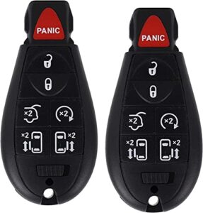 keyless remote smart key fob replacement fit for 2008-2016 chrysler town and country 2008-2016 dodge grand caravan 2008-2020, m3n5wy783x