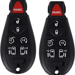 Keyless Remote Smart Key Fob Replacement Fit for 2008-2016 Chrysler Town and Country 2008-2016 Dodge Grand Caravan 2008-2020, M3N5WY783X