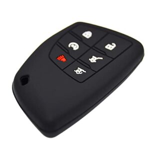 Silicone 6 buttons Key Fob Cover for 2021 2022 Chevrolet Suburban Tahoe GMC Sierra Yukon