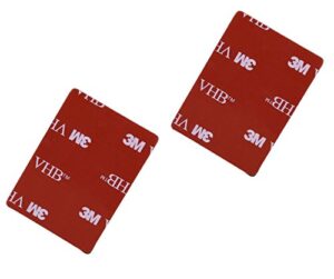 a1193mvhb – two pieces black 3m vhb adhessive pad for viofo a119, a119s, & a119 (v1, v2, v3) mounts