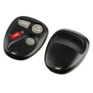 Key Fob Keyless Entry Remote Shell Case & Pad fits Chevy 2001-2005 Astro / 2002-2005 Blazer / GMC 2002-2005 Jimmy / 2001-2005 Safari