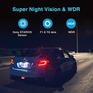 【Bundle: VIOFO A129 Plus Duo with GPS + CPL + Hardwire Cable】 VIOFO Dual Dash Cam, 2K 1440P 60fps+1080P 30fps Front and Rear Dash Camera with Wi-Fi GPS, Parking Mode, Super Capacitor (A129 Plus Duo)