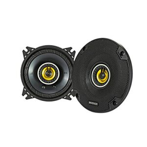 kicker 46csc44 cs-series csc4 4-inch (100mm) coaxial speakers, 4-ohm (pair)