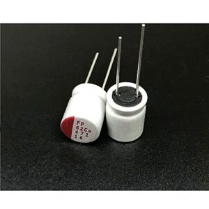 10pcs 470uf 16v fp 10×12.5mm low esr top grade 16v470uf vga/motherboard solid capacitor