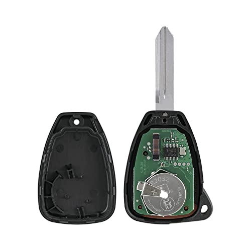 Key Fob Remote Replacement Fits for Chrysler 300 2005-2007, Aspen 2007-2009, Dodge Charger 2006-2007, Durango 2007-2009, Jeep Commander 2006-2007, Grand Cherokee 2005-2007 KOBDT04A, OHT692427AA