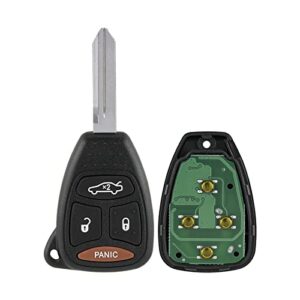 Key Fob Remote Replacement Fits for Chrysler 300 2005-2007, Aspen 2007-2009, Dodge Charger 2006-2007, Durango 2007-2009, Jeep Commander 2006-2007, Grand Cherokee 2005-2007 KOBDT04A, OHT692427AA