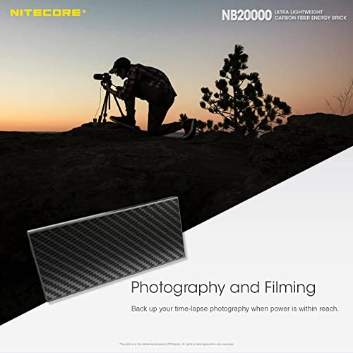 Nitecore Traveling Companion NB20000 Multi Ports USB Power Bank 20,000mAh w/Eco-Sensa VC4 4-Slot Digital Charger