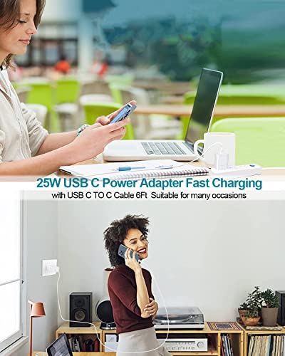 25W USB C Charger Super Fast Charging for Samsung Galaxy A04S A03S A02S Z Flip 4 Z Fold 3 A14 A13 A12 A53 S10 S20 S21 S22 S23 Ultra Google Pixel 7 6 Pro 6a, Android Phone Charger Type C Block Cable