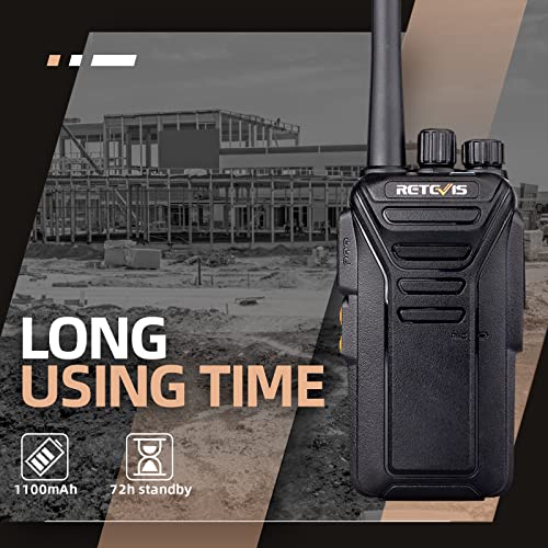 Retevis RT27 Walkie Talkies Long Range,Two Way Radios Rechargeable, Handheld VOX Hands-Free, Commercial 2 Way Radio with USB Charger Base, for Education, Construction, Warehouse,Church (10 Pack)