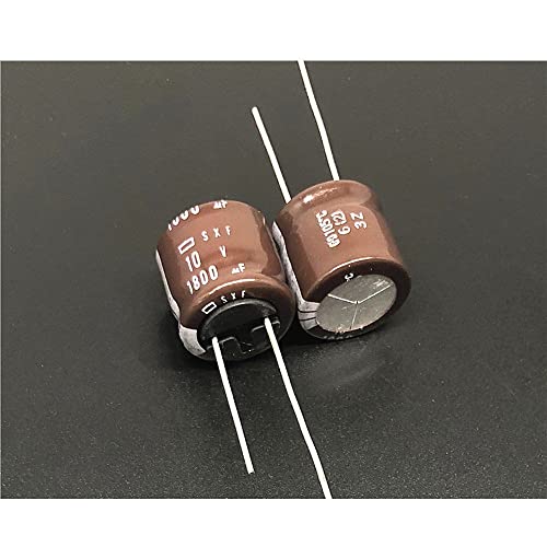 50pcs 1800uF 10V NCC SXF Series 16x15mm Low impedance Long Life 10V1800uF Power Supply Capacitor