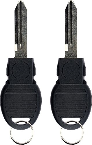 KeylessOption Replacement Keyless Entry Remote Blade Blank Insert for Smart Prox Key (Pack of 2)